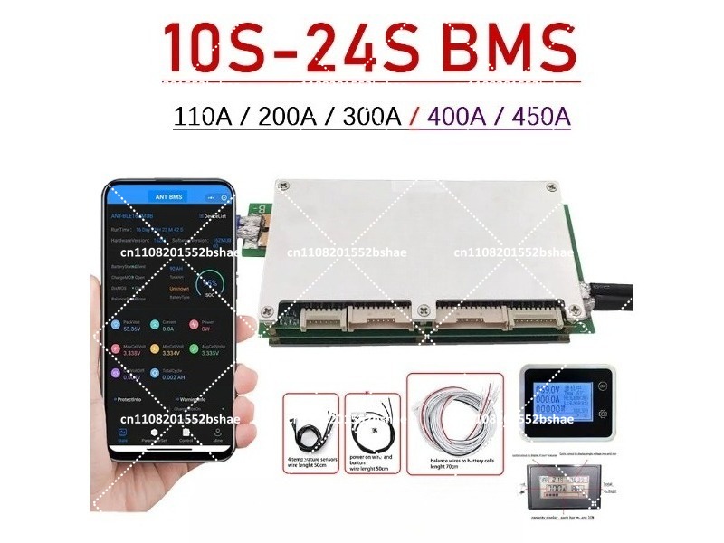 Smart Bms 24S 200A Bluetooth Lifepo4 - Intelligentes Bluetooth BMS 10S-24S 200A 300A
