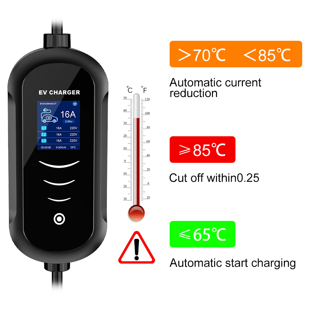 Ipengen 11kw 16a 3 phase ev tr – Type 2 Portable Ev Charger 11Kw Cee Bewertung und Preis