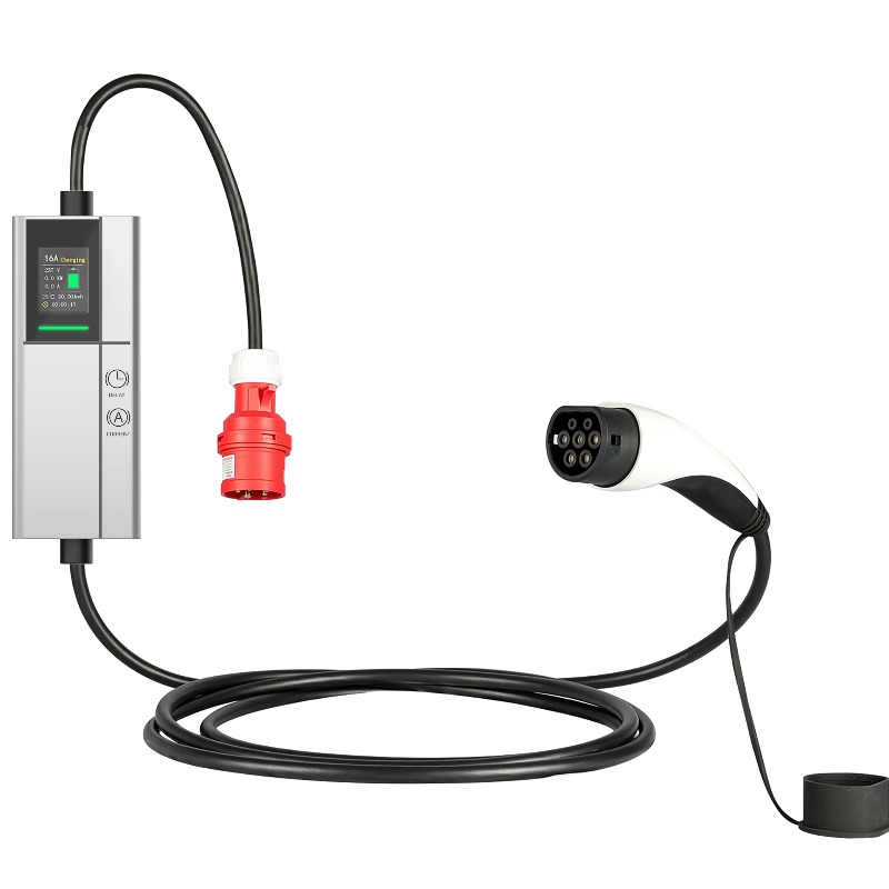 32A 3-phasig einstellbares tra – Type 2 Portable Ev Charger 11Kw Cee Bewertung und Preis