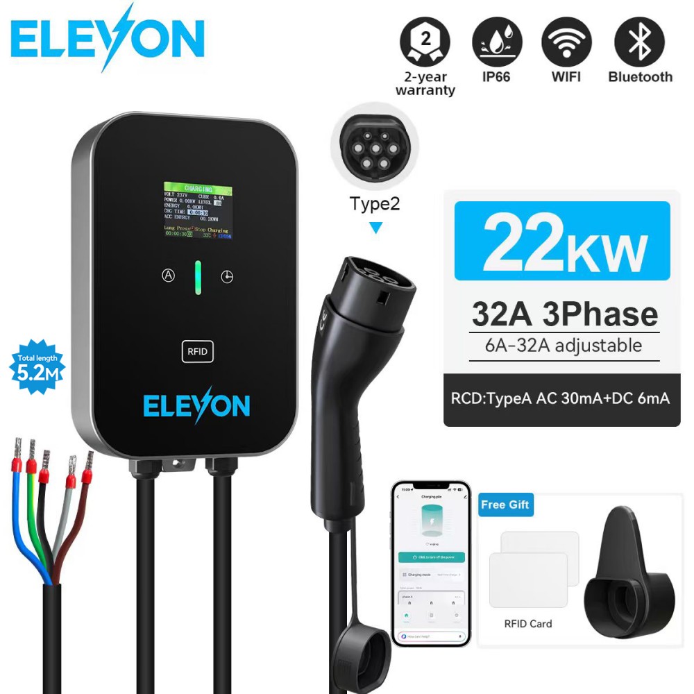 ELEVON EV-Ladestation 22KW Typ – Ev Charger Type 2 22Kw 32A 3 Phase Bewertung und Preis