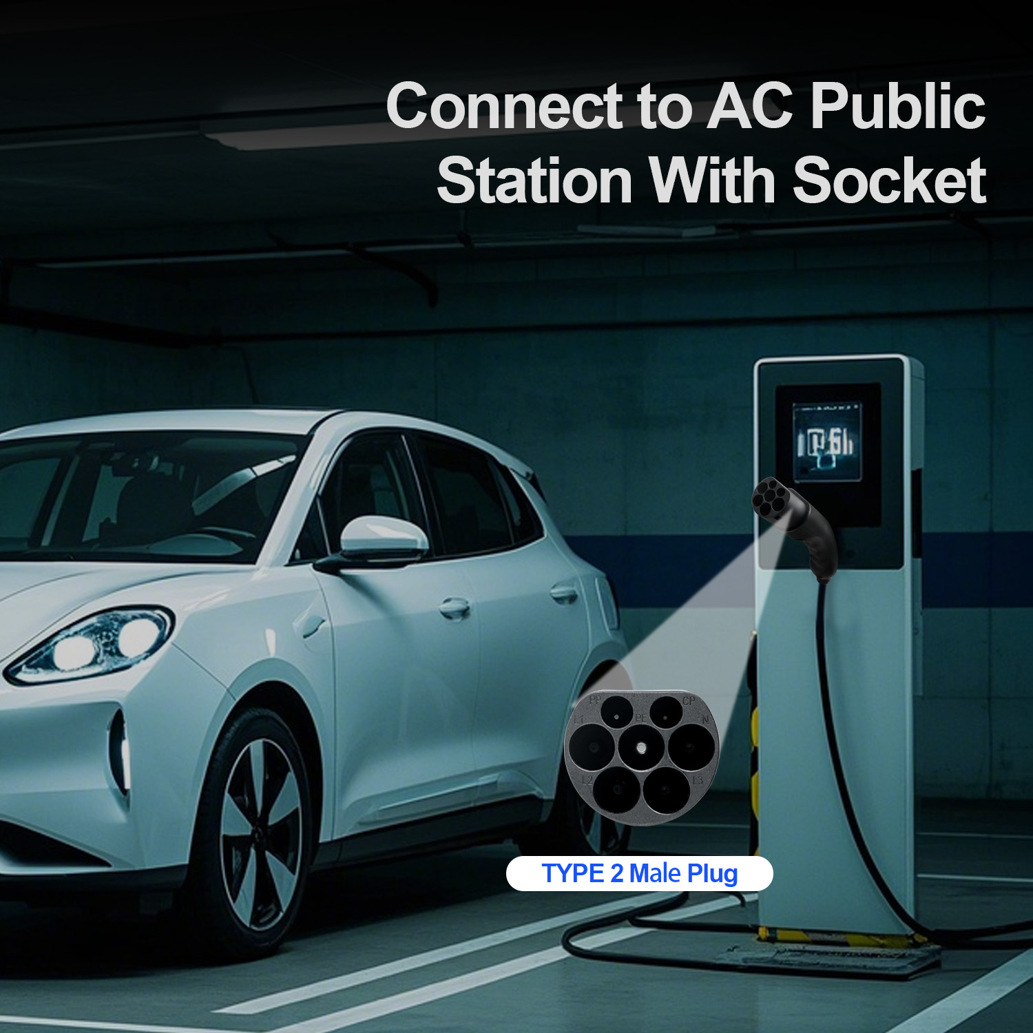 Kolanky Typ 2 männlicher EV-St – Ev Charger Type 2 22Kw 32A 3 Phase Bewertung und Preis